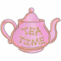 Teapots Embroidery Design 11 Teapots Embroidery Design 11